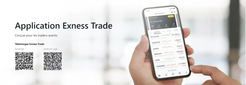 Télécharger l'application Exness Trade