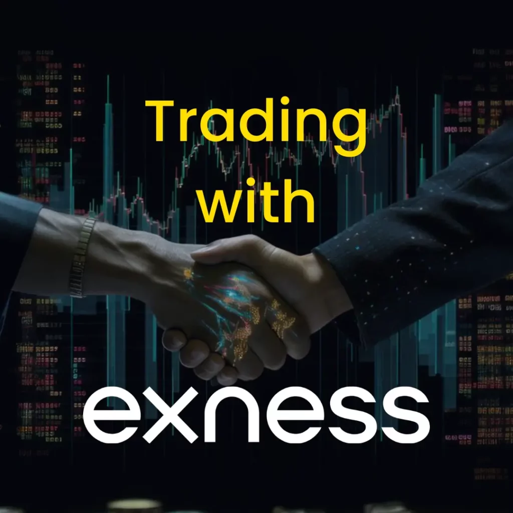 Trading with Exness.