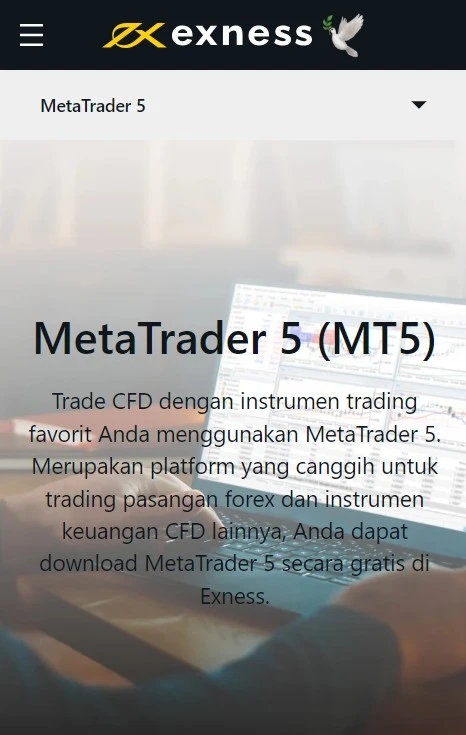 MetaTrader 5 Exness
