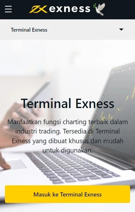 Terminal Web Exness