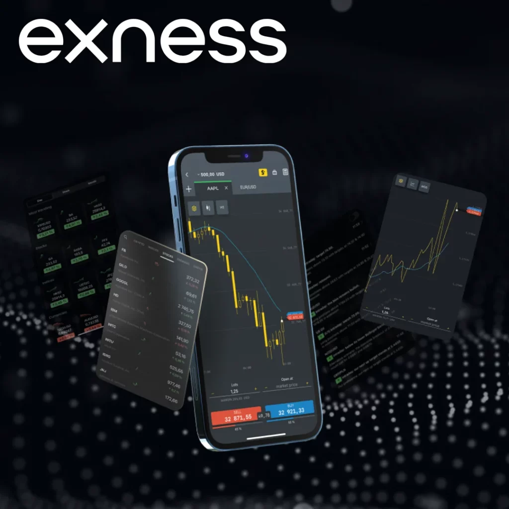 Application Exness pour Android et iPhone
