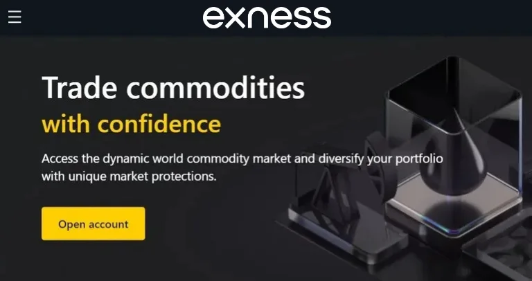 Commodities with Exness.