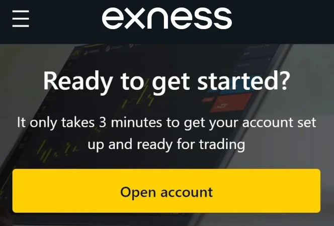 Exness Registration - Open Trading Account.